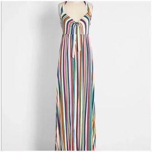 Modcloth Resort Ready and Waiting Knit Maxi Dress M